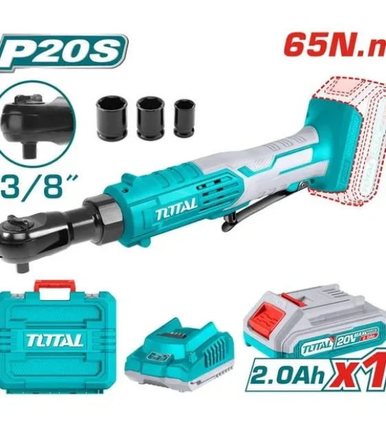 Máy vặn bu lông góc dùng pin 20V Total TDRLI2060151