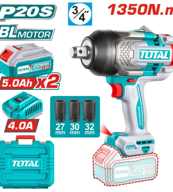 20V Máy siết bu lông dùng pin (3/4
