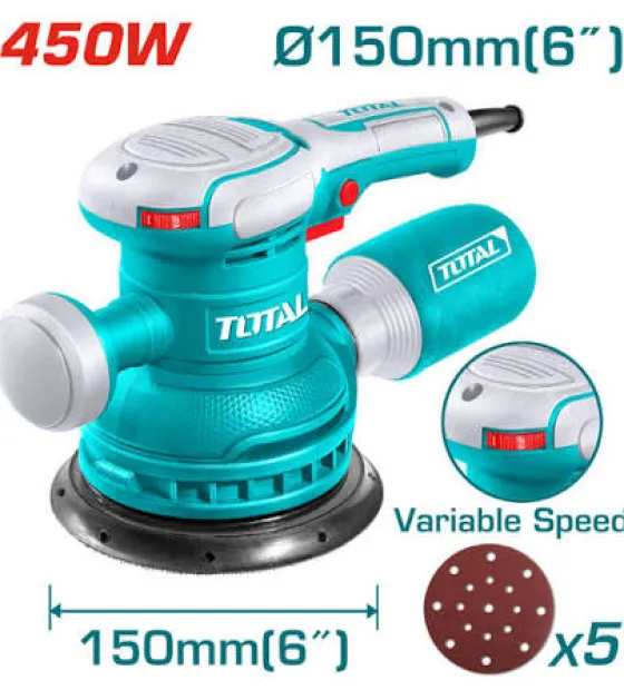 Máy chà nhám tròn 450W Total TF2061506