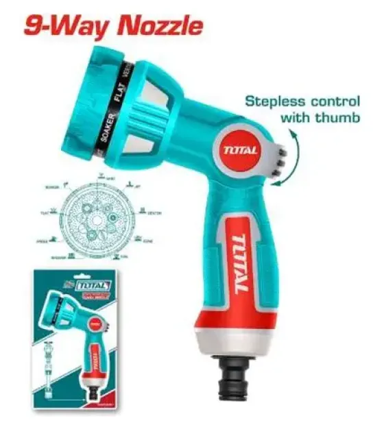Đầu Phun Nước 9 Kiểu SUPER TOTAL THWSG6091