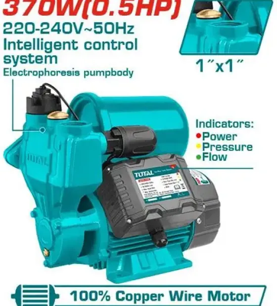 Máy bơm nước 370W Total TWP103706