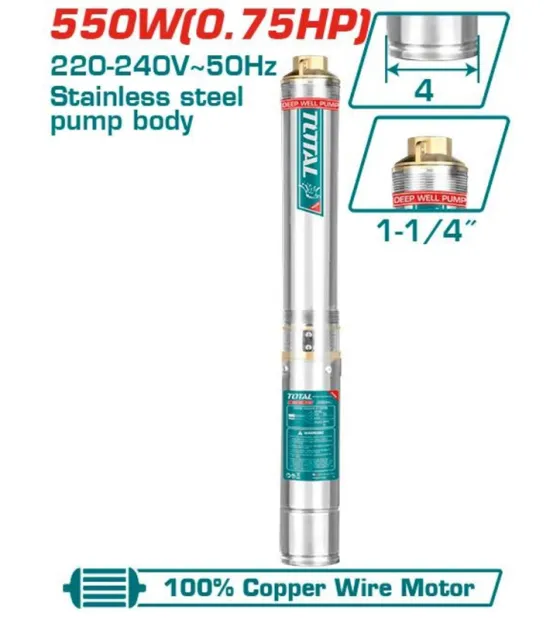 Máy bơm giếng sâu 64m Total TWP55501