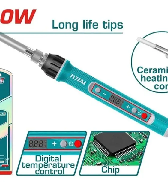 Mỏ Hàn Chì Chỉnh Nhiệt 120W Total TET01610