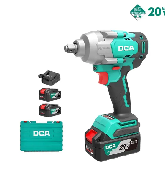 Máy siết bu lông dùng pin 20V DCA ADPB488EM ( 2 Pin 4.0 Ah & Sạc)