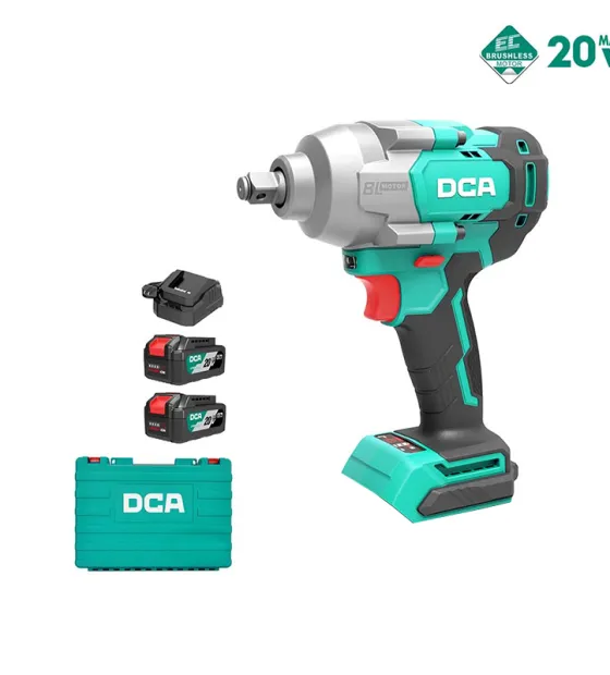 Máy siết bu lông dùng pin 20V DCA ADPB488FK (2 Pin 5.0Ah, 1 Sạc)