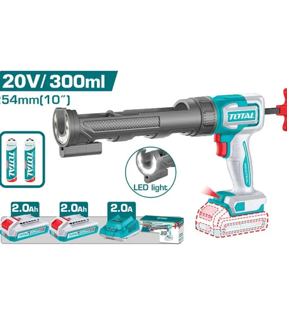 Máy Bắn Keo Pin 20V Total TCGLI20021