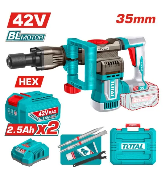 Máy Đục Bê Tông Pin 42V Total TDBLI423582