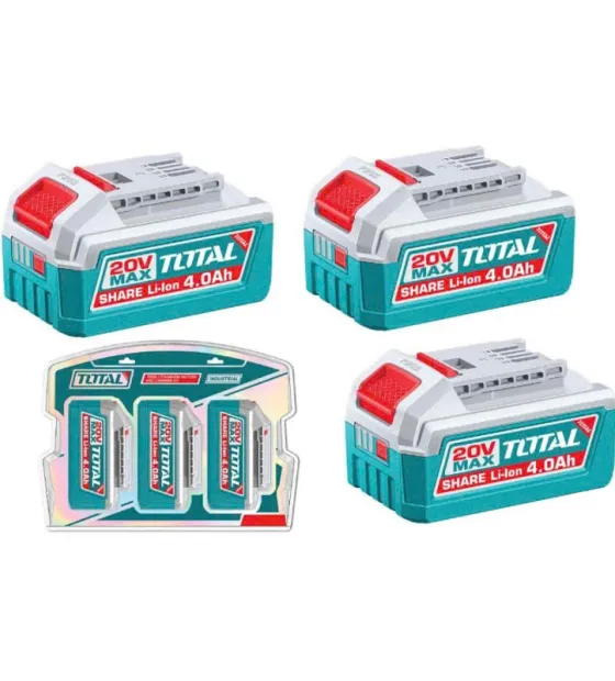 Combo 3 pin 20V 4.0Ah Total TOSLI251296
