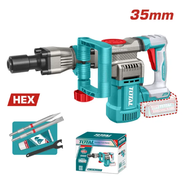 Máy Đục Bê Tông Dùng Pin Total TDBLI203582 20V Brushless SDS Hex 16J
