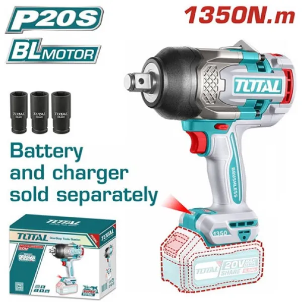 20V Máy siết bu lông dùng pin (3/4