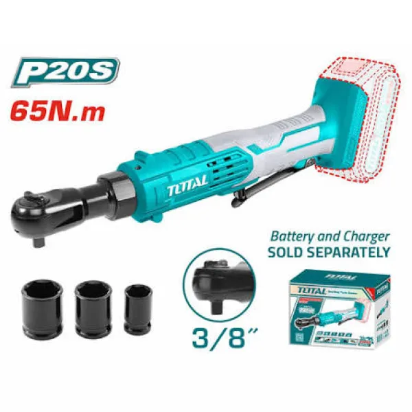 Máy vặn bu lông góc dùng pin 20V Total TDRLI2060151