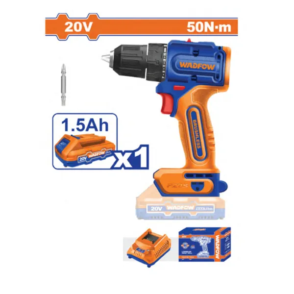 Máy khoan dùng pin 20V Wadfow WCDP511