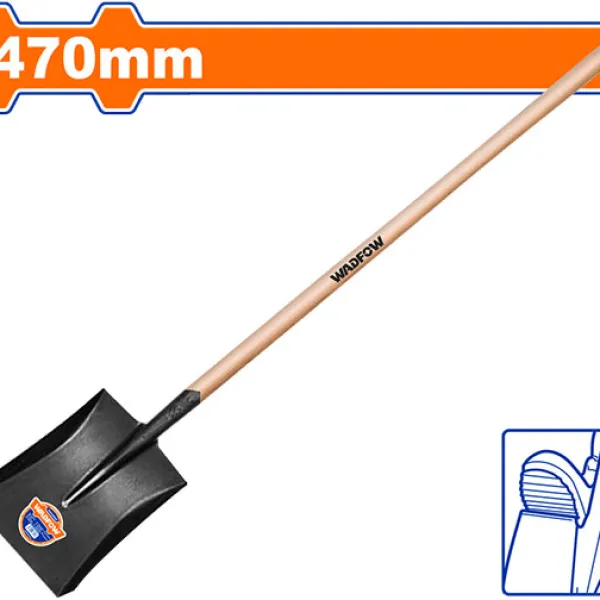 Xẻng vuông cán gỗ Wadfow WSE2317