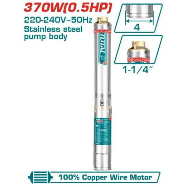 Máy bơm giếng sâu 48m Total TWP53701