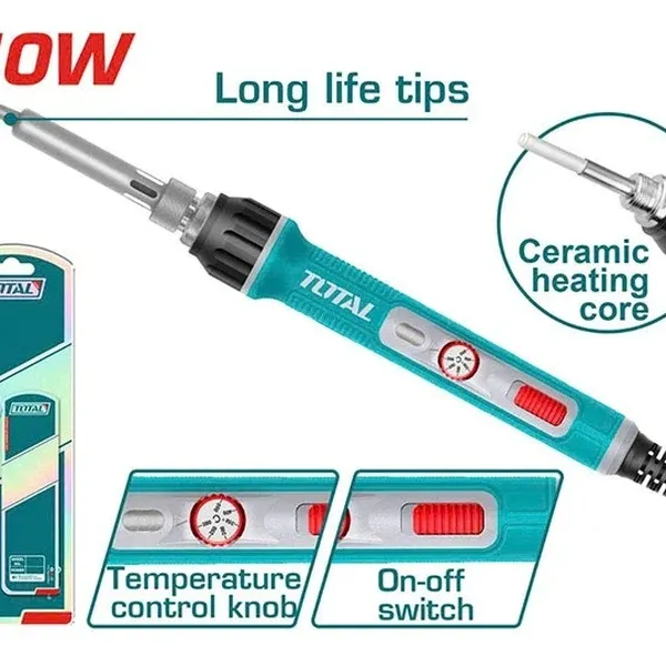 Mỏ Hàn Chì Chỉnh Nhiệt 70W Total TET01606