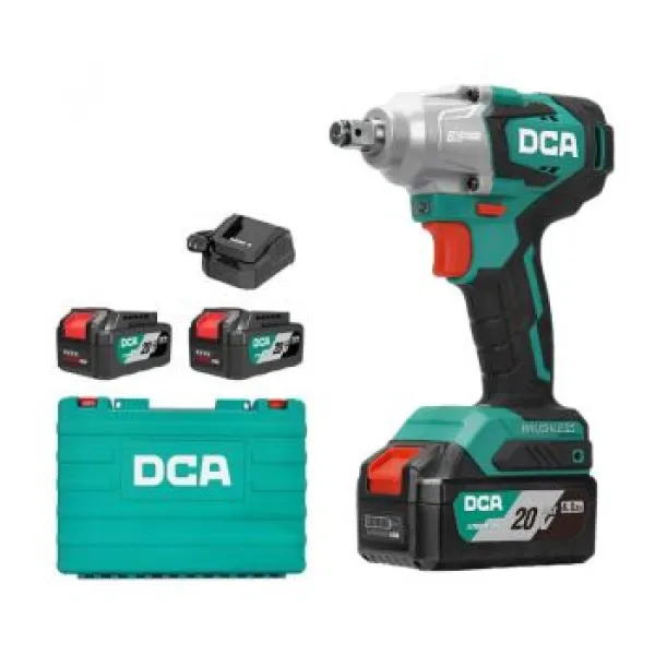 Máy Siết Bu Lông Dùng Pin 20V DCA ADPB02-18MEM (2 Pin 4.0Ah & Sạc)