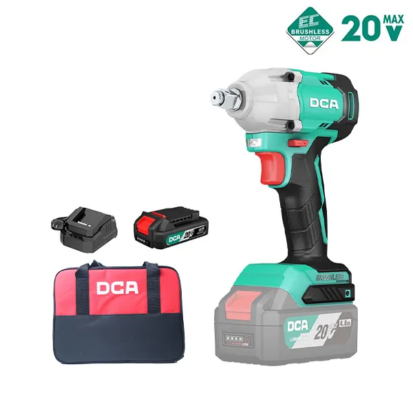Máy siết bu lông dùng pin 20V DCA ADPB298DM (1 Pin 2.0 Ah & Sạc)