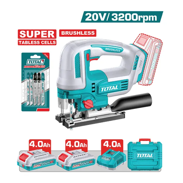 Máy cưa lọng pin 20V Total TJSLI13562