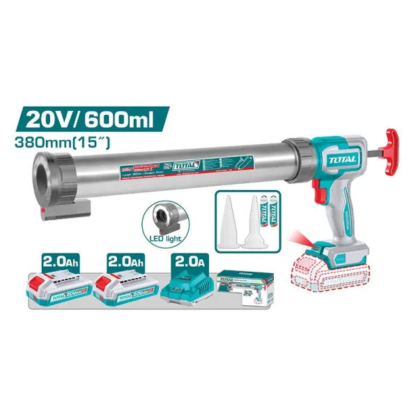 Máy Bắn Keo Pin 20V Total TCGLI20031