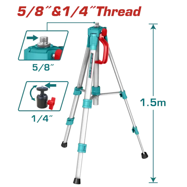 Chân Tripod Máy Cân Bằng Laser Total TLLT01572