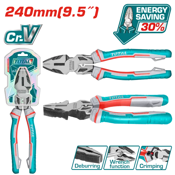 Kìm điện cao cấp Total THT210906S 9.5