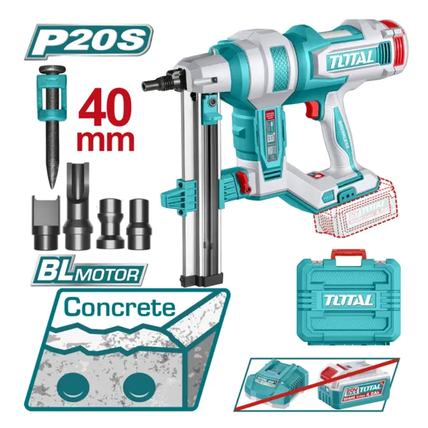 Máy bắn đinh bê tông dùng pin 20V TCNLI9005